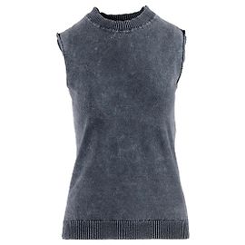 Autre Marque Callaghan by Nicolas Ghesquière Cotton Knit Top Grey