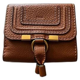 Chloé Marcie Wallet Light Brown Leather Light brown