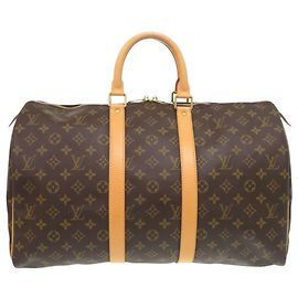 Sac Boston Keepall 45 Monogram Louis Vuitton Marron