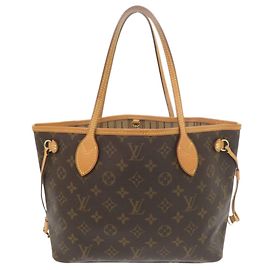 Bolso tote Monogram Neverfull PM de Louis Vuitton Beige