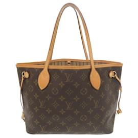 Louis Vuitton-Louis Vuitton Neverfull PM Monogram Tote Bag-Beige