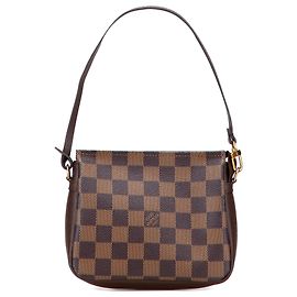 Trousse Pochette Damier Ébène Marron Louis Vuitton Marron