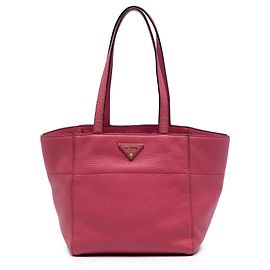 Prada Pink Vitello Daino Tote Pink Other
