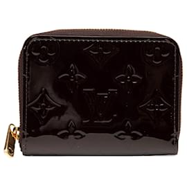 Louis Vuitton-Louis Vuitton Purple Monogram Vernis Zippy Coin Purse-Purple