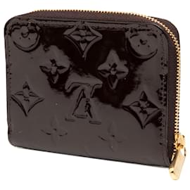 Louis Vuitton-Louis Vuitton Purple Monogram Vernis Zippy Coin Purse-Purple