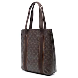 Louis Vuitton-Louis Vuitton Brown Monogram Cabas Beaubourg-Brown