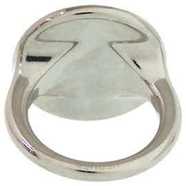 Hermès-Bague à Écharpe Collier de Chien en Argent Hermès-Argenté