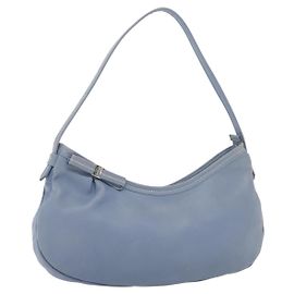 Salvatore Ferragamo Vala Leather Blu