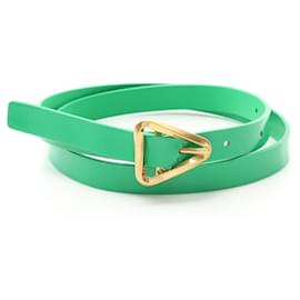 Cinturón con hebilla triangular Bottega Veneta Verde