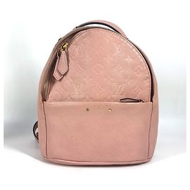 Louis Vuitton Monogram Empreinte Sorbonne Backpack Pink Other