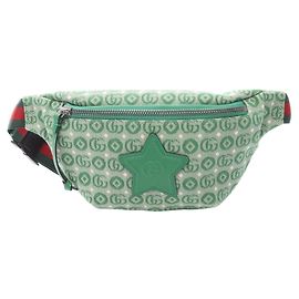 Marsupio per bambini Gucci Star Bianco Verde