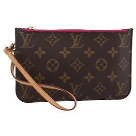 Pochette Neverfull Monogram en Toile Louis Vuitton Petite Marron