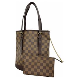 Louis Vuitton-Louis Vuitton Damier Marais Tote Bag N42240 Ebene-Damier ebene