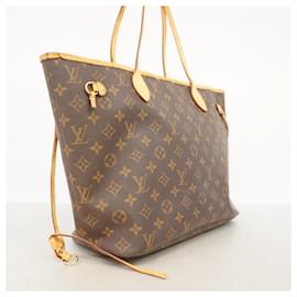 Louis Vuitton-Louis Vuitton Monogram Neverfull MM Tote Bag-Brown