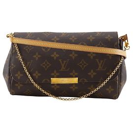 Bolso de Hombro Monogram Favorite PM de Louis Vuitton Castaño