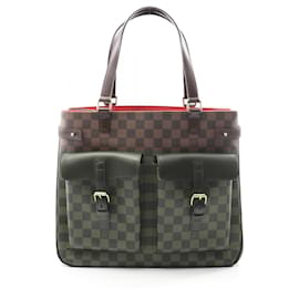 Louis Vuitton-Louis Vuitton Uzes Tote Bag-Brown,Damier ebene