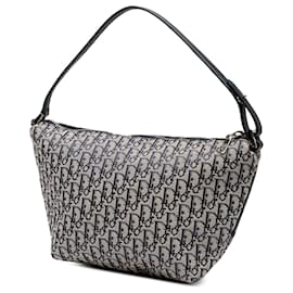 Dior-Dior Black Diorissimo Coated Canvas Handbag-Black