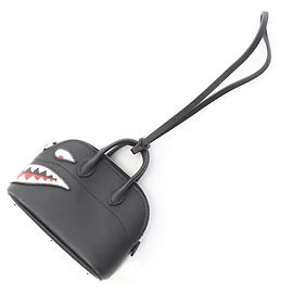 Hermès Hermes Bolide Shark Charm in Black Swift Leather Black