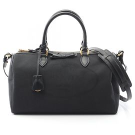 Prada Logo Jacquard Handbag Black
