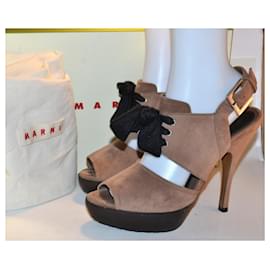 Marni-sandálias-Marrom