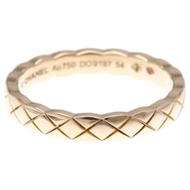 Chanel-Chanel Coco Crush Mini Band Ring in Pink Gold-Golden