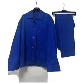 Blauer Arbeitsanzug von Versace Blau