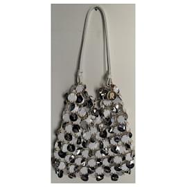 Paco Rabanne-Bolsas-Prata,Branco