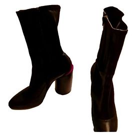 Givenchy Cut out heel ankle boots Noir