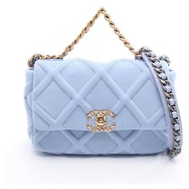 Chanel 19 Disneuf Shoulder Bag Blue