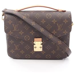 Louis Vuitton-Louis Vuitton Metis MM Pochette Handbag-Brown,Monogram