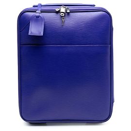 Louis Vuitton Blue Epi Pegase 45 Blue