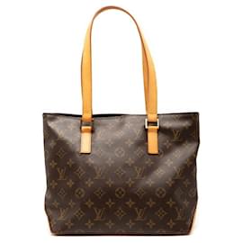 Louis Vuitton-Louis Vuitton Monogram Cabas Piano Handbag-Brown,Monogram