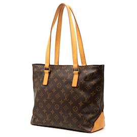 Louis Vuitton-Louis Vuitton Monogram Cabas Piano Handbag-Brown,Monogram