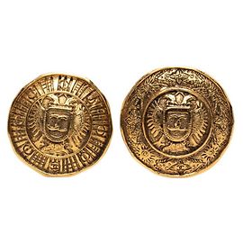 Orecchini a clip dorati Matelassé CHANEL D'oro