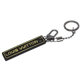 Louis Vuitton Porte-Clés Tab Key Ring Black Yellow