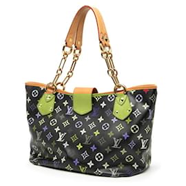 Louis Vuitton-Louis Vuitton Monogram Multicolore Annie GM Tote Bag-Black