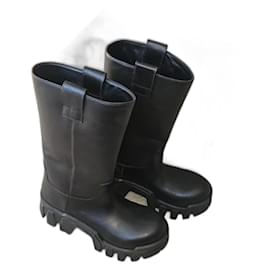 Balenciaga-Botas Bulldozer Balenciaga-Preto