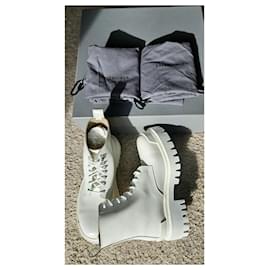 Balenciaga-Bota Ankle Strike Balenciaga-Branco