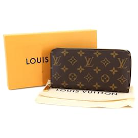 Louis Vuitton-Carteira Zippy Monogram Louis Vuitton-Marrom,Monograma