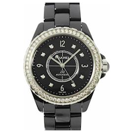 Chanel-Relógio de pulso CHANEL J12 H3109 com bezel de diamante-Outro