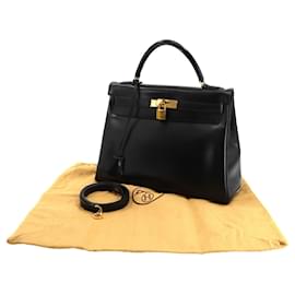 Hermès-Bolsa Hermès Kelly 32-Preto