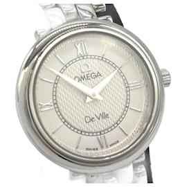 Omega-Relógio Feminino OMEGA De Ville Quartz-Prata