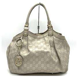 Gucci-Bolsa Tote Sukey Gucci-Branco