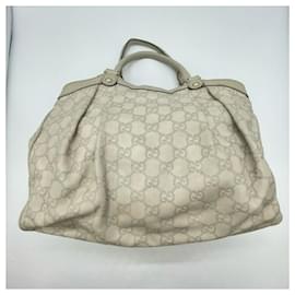 Gucci-Bolsa Tote Sukey Gucci-Branco