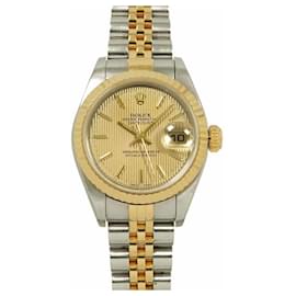 Rolex-Relógio de pulso feminino Rolex Datejust bicolor-Outro