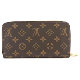 Louis Vuitton-Carteira Zippy Monogram Louis Vuitton-Marrom,Monograma