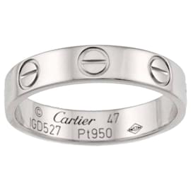 Cartier-Anel Cartier Mini Love #47 em Platina-Outro