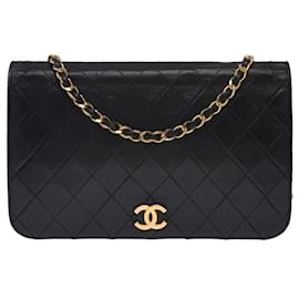 Chanel-Bolsa CHANEL Timeless/Classique em Couro Preto - 103011-Preto