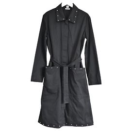 Abito camicia con borchie Hermès Primavera 2022 Nero