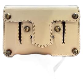 Fendi Handbag Eggshell Leather Eggshell